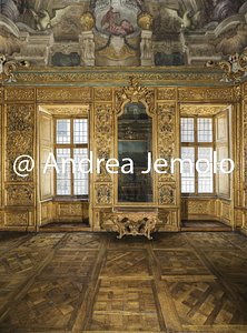 Palazzo Carignano Appartamento dei Principi nell'ala del palazzo detta “a Mezzogiorno” - Sala delle Battaglie - Parete verso via Principe Amedeo | Andrea Jemolo