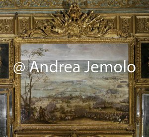 Palazzo Carignano Appartamento dei Principi nell'ala del palazzo detta “a Mezzogiorno” - Sala delle Battaglie - Scena di battaglia condotta dal Principe Tommaso di Savoia Carignano | Andrea Jemolo