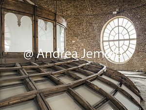 Palazzo Carignano Lucernario del Parlamento subalpino - Interno del tamburo ellittico | Andrea Jemolo