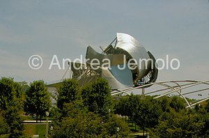 Millennium Park  e il Jay Pritzker Pavilion Visione d'insieme con platea | Andrea Jemolo