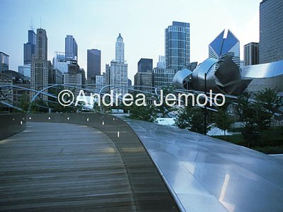 Millennium Park  e il Jay Pritzker Pavilion Ponte pedonale | Andrea Jemolo