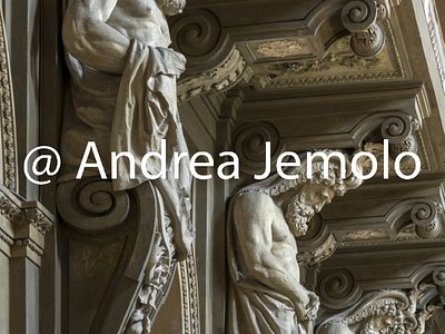 Palazzo Carignano Detail of the architectural decoration with the telamons supporting the balcony - 19th century building | Andrea Jemolo