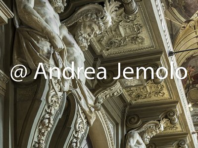 Palazzo Carignano Detail of the architectural decoration with the telamons supporting the balcony - 19th century building | Andrea Jemolo