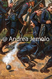 Palazzo Carignano La battaglia di Pastrengo - Particolare | Andrea Jemolo