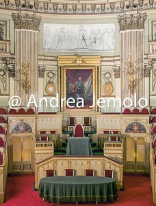 Palazzo Carignano Aula del Parlamento Subalpino - Area dell’emiciclo destinata alla presidenza | Andrea Jemolo