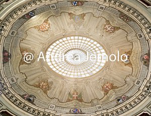 Palazzo Carignano Aula del Parlamento Subalpino - Volta e lucernario del Parlamento Subalpino | Andrea Jemolo