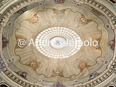 Palazzo Carignano Hall of the Subalpine Parliament - Vault and skylight of the Subalpine Parliament | Andrea Jemolo