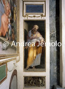 Chiesa della Trinità dei Monti Cappella Altoviti - Il profeta Zaccaria di Vienne | Andrea Jemolo