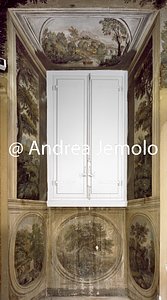 Chiesa della Trinità dei Monti - Convento Sala della Gloria - Nicchia della finestra di sinistra | Andrea Jemolo