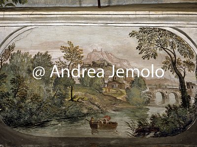 Trinità dei Monti - Monastery Hall of Glory - Niche of the left window | Andrea Jemolo