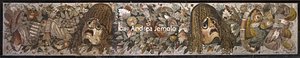 Museo Archeologico Nazionale Casa del Fauno - Maschere tragiche e frutti - Mosaico - Da Pompei | Andrea Jemolo