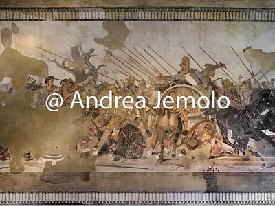 Museo Archeologico Nazionale Pompei - Casa del Fauno - Battaglia di Isso - Mosaico | Andrea Jemolo