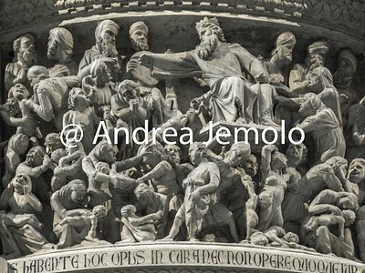 Duomo di Santa Maria Assunta Pulpito - Strage degli Innocenti | Andrea Jemolo