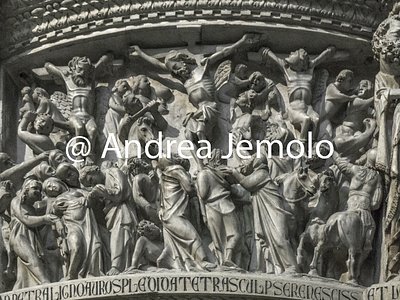 Duomo di Santa Maria Assunta Pulpito - Crocifissione | Andrea Jemolo