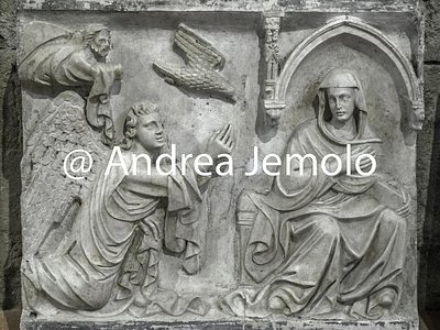 Battistero di San Giovanni Pulpito - Annunciazione | Andrea Jemolo