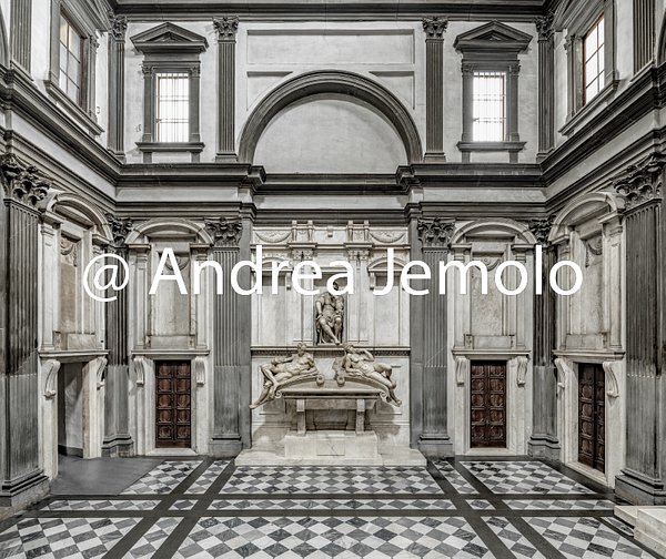 San Lorenzo - Medici Chapels - The Sagrestia nuova Tomb of Lorenzo de'Medici with Dusk and Dawn | Andrea Jemolo