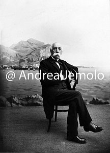 Ritratto di Francesco Crispi a 80 anni - Fotografia di E. Interguglielmi  | Andrea Jemolo