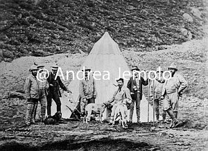 Vittorio Emanuele II a caccia in Valtournace  | Andrea Jemolo