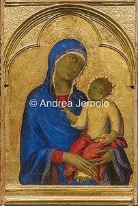 Museo Nazionale di San Matteo Polittico di Santa Caterina d'Alessandria - Madonna con Bambino | Andrea Jemolo