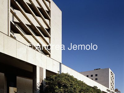 Postal office via Marmorata Detail of the building | Andrea Jemolo