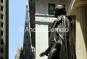 Palazzo della Borsa Statua di George Washington | Andrea Jemolo