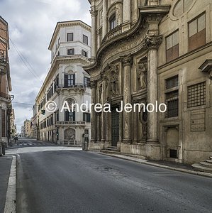  Chiesa di San Carlo alle Quattro Fontane e Via del Quirinale  | Andrea Jemolo