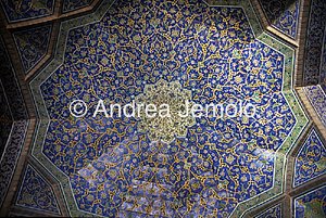 Masjed-é Sheikh Lotfollah - Moschea dello sceicco Loṭfallāh Soffitto del corridoio | Andrea Jemolo