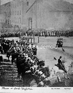 GHIGLIOTTINA IN PIAZZA DEI CERCHI Esecuzione pubblica dei patrioti rivoluzionari Giuseppe Monti e Gaetano Tognetti: l'ultima applicazione della pena capitale nella Roma preunitaria | Andrea Jemolo