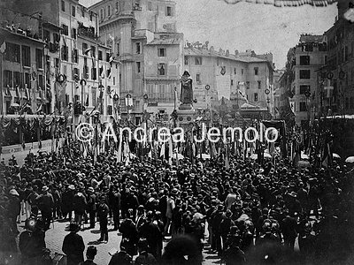  Inauguration of the monument to Giordano Bruno in Campo dei Fiori | Andrea Jemolo