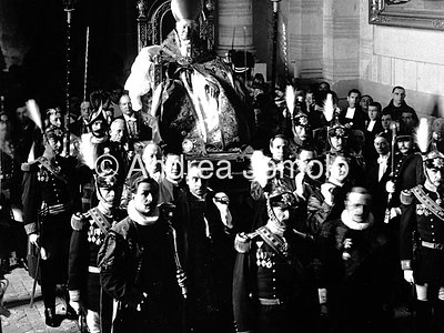 Election of Pope Pius X Pius X on the gestatorial chair in the atrium of Saint Peter’s Basilica | Andrea Jemolo