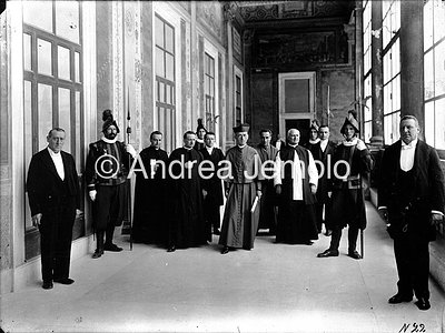 Conclave of Benedict XV Cardinal Camerlengo Francesco Solerio Della Volpe and his court | Andrea Jemolo