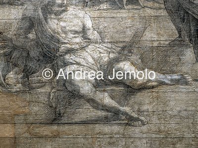 Pinacoteca Ambrosiana Cartone preperatorio per l'affresco della Scuola di Atene - Diogene di Sinope | Andrea Jemolo