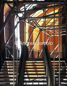 Auditorium Parco della Musica Scalone e struttura lignea della copertura | Andrea Jemolo