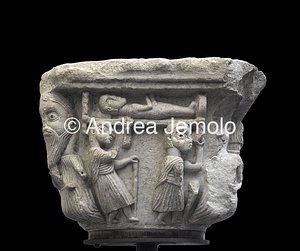 Museo Nazionale di San Matteo Capitello con processione funebre | Andrea Jemolo