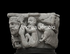 Museo Nazionale di San Matteo Capitello con San Cristoforo e figure umane | Andrea Jemolo