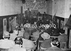 Partito Comunista Italiano Assemblea nella sezione  | Andrea Jemolo