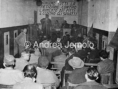 Italian Comunist Party Assembly in the section  | Andrea Jemolo