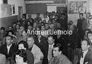 Partito Comunista Italiano Assemblea nella sezione  | Andrea Jemolo