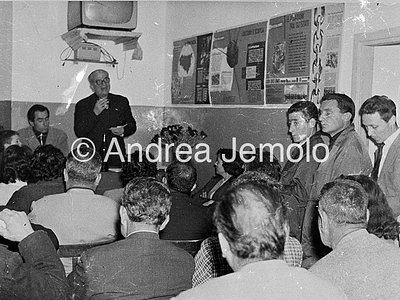 Italian Comunist Party Assembly in the section  | Andrea Jemolo