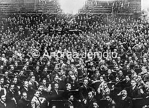 Congresso all'Augusteo dove il movimento fascista si strutturò in partito  | Andrea Jemolo