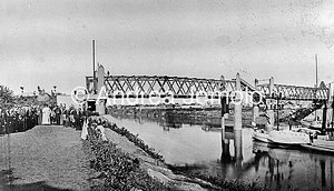  Papa Pio IX inaugura il Ponte dell'Industria o Ponte di ferro | Andrea Jemolo