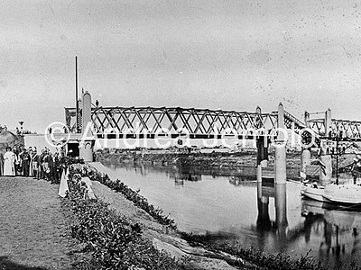  Pope Pius IX inaugurates il Ponte dell'Industria or The Iron Bridge | Andrea Jemolo