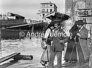  Roma allagata dalla piena del Tevere - via Ripetta | Andrea Jemolo