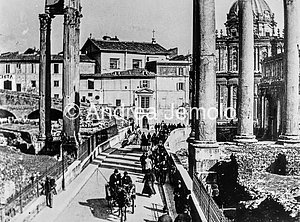  Carrozza a cavallo nel Foro Romano | Andrea Jemolo