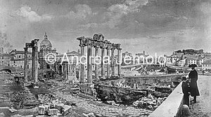  Precettore con giovani allievi nel Foro Romano | Andrea Jemolo
