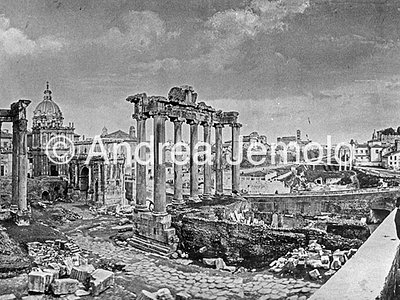  Precettore con giovani allievi nel Foro Romano | Andrea Jemolo