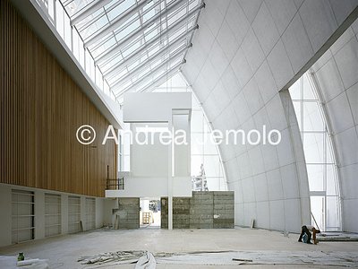 Church Dives in Misericordia / Dio Padre Misericordioso - Jubilee Church Interior - construction site | Andrea Jemolo