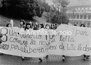 Partito Comunista Italiano Manifestazione per l'otto marzo - Festa della donna | Andrea Jemolo
