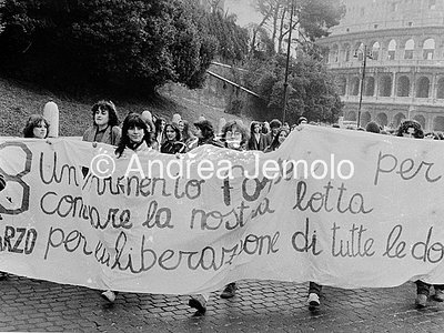 Partito Comunista Italiano Manifestazione per l'otto marzo - Festa della donna | Andrea Jemolo