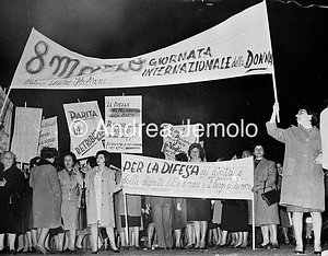 Partito Comunista Italiano Manifestazione per l'otto marzo - Festa della donna | Andrea Jemolo